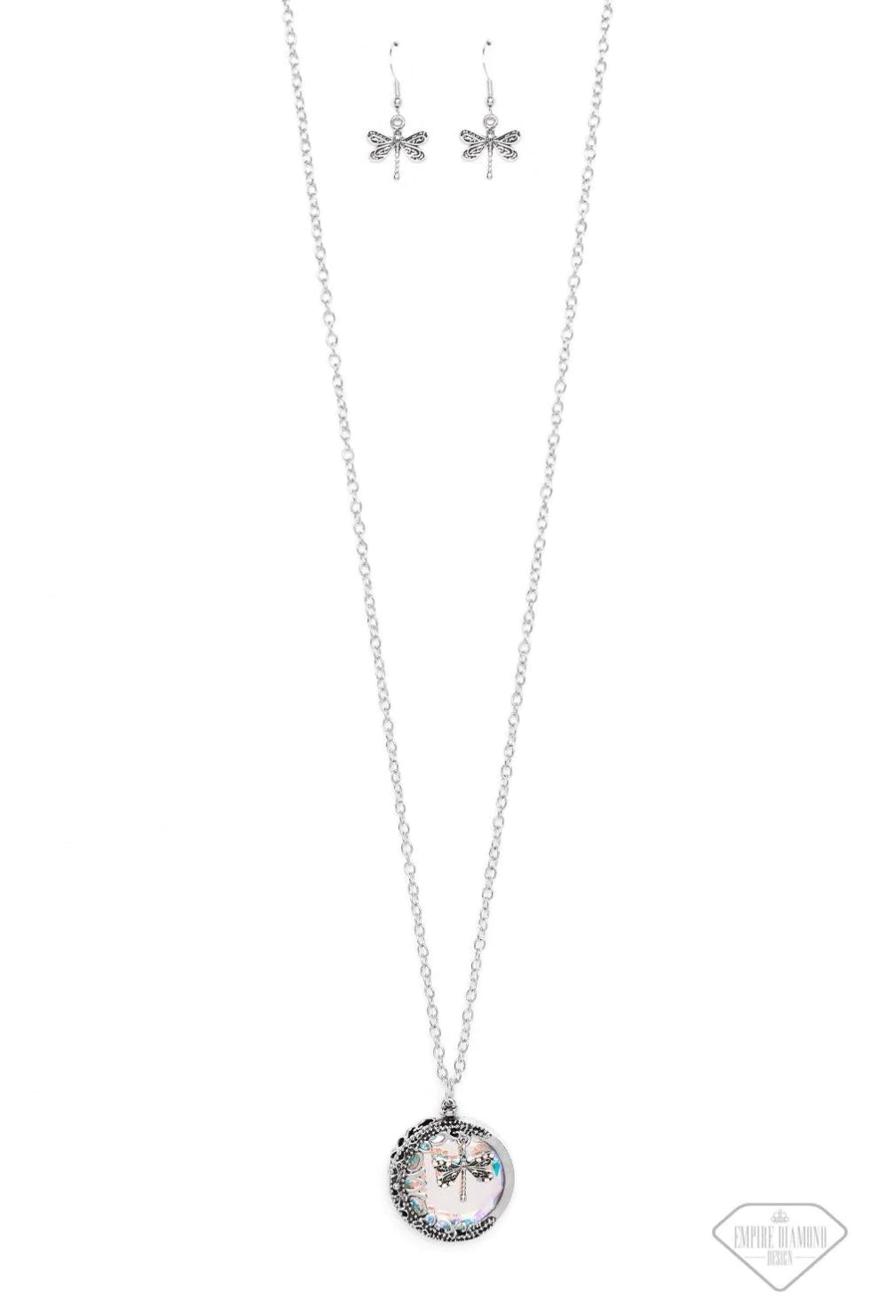  Whimsy Beneath My Wings-Multi Iridescent Dragonfly Empire Diamond Exclusive